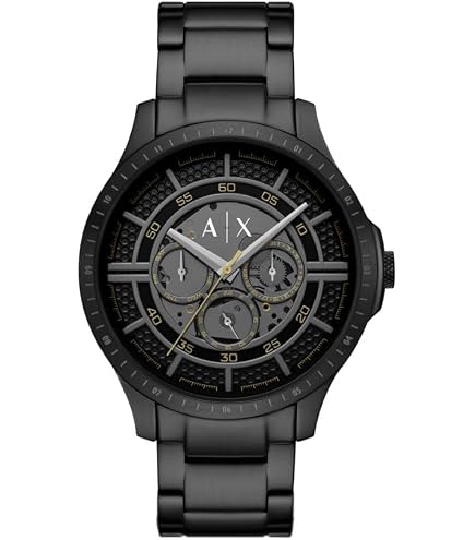 Amazon.com: Armani Exchange A|X Women's Two-Hand Black Leather